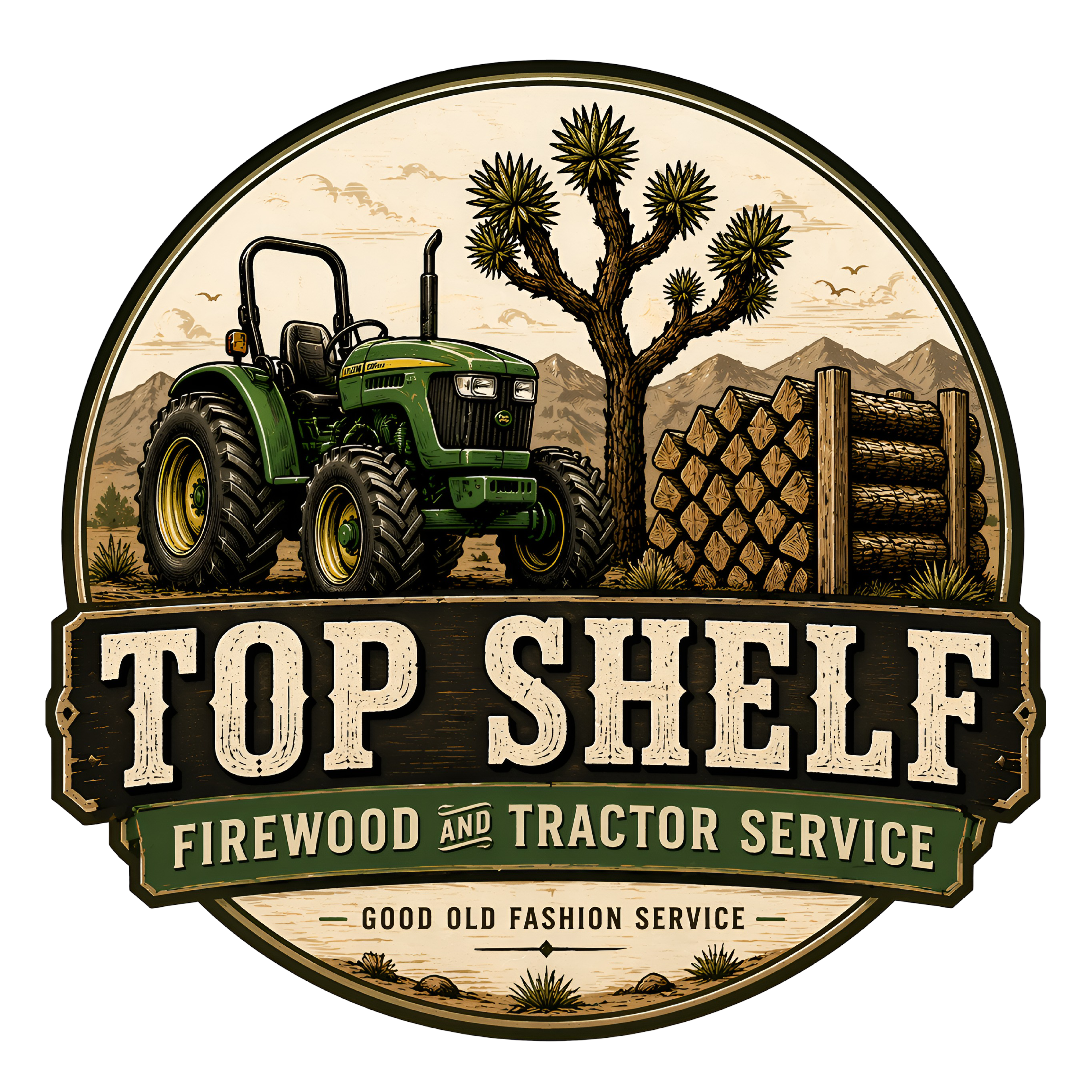Top Shelf Firewood and Tractor Service logo